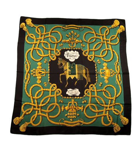 palefroi hermes scarf|Hermès silk scarf Palefroi by Françoise de la Perrière, 1965, boxed.